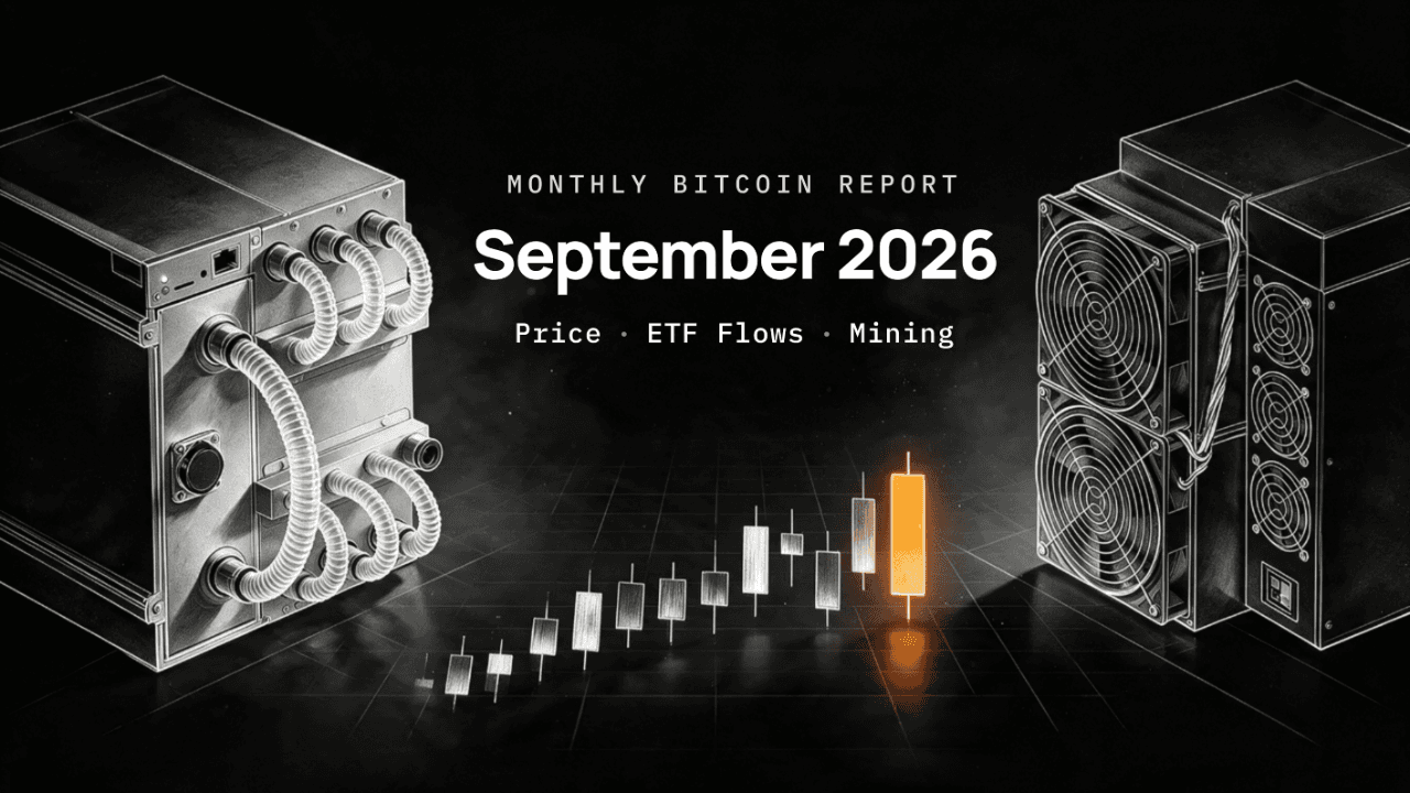 September 2026 Bitcoin Market Report: Price, ETF Flows and Mining